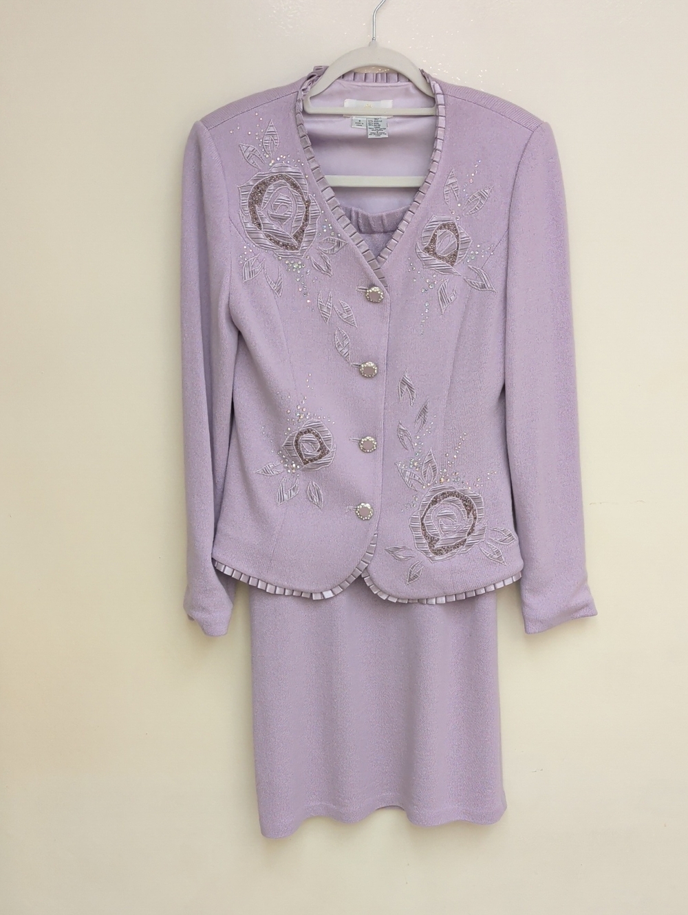 Lovely Lavender Anna Rossi Knit Suit